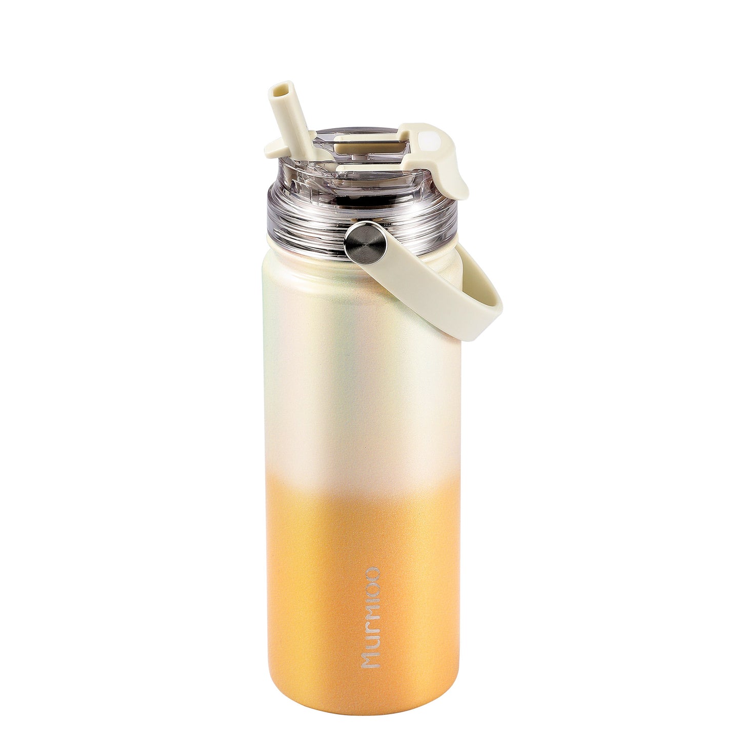 Botol Olahraga 18OZ - Gradien Kuning dan Putih