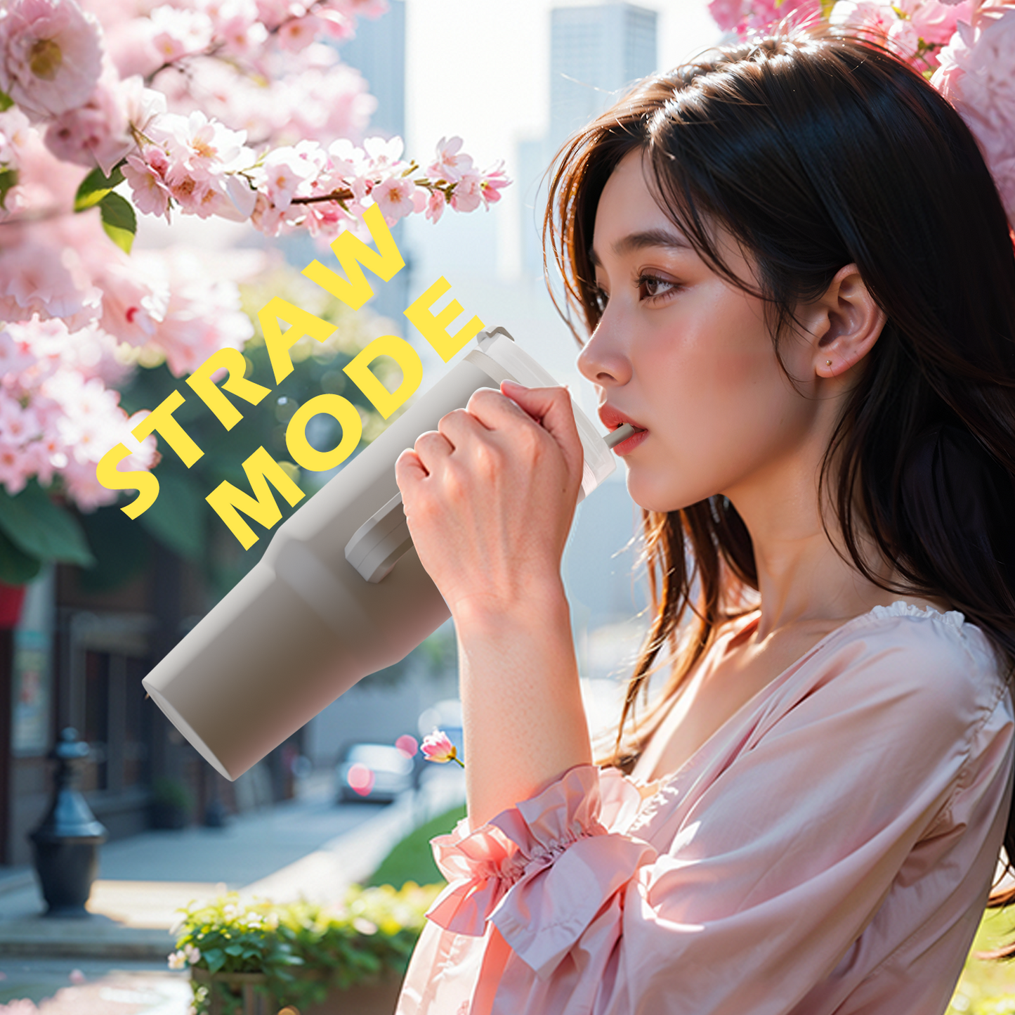 1200ML Tumbler - Sand Gray