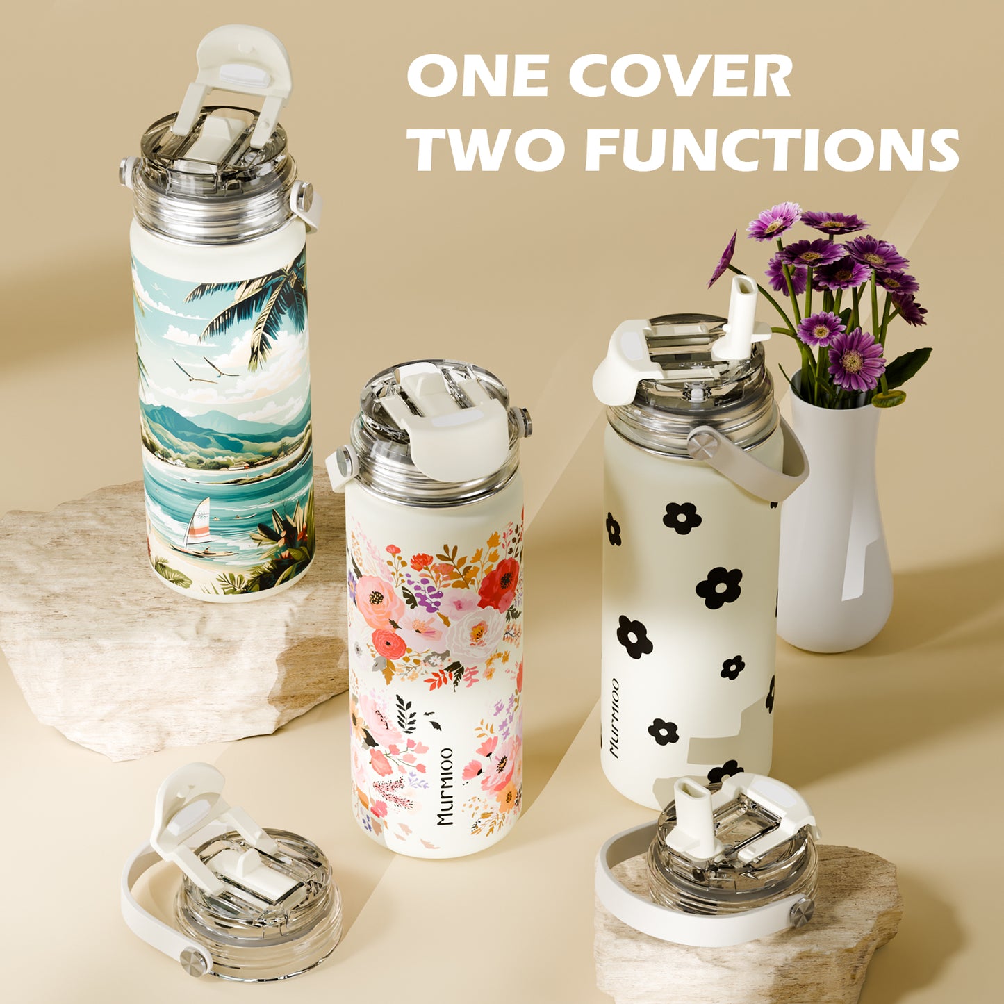 540ML Sports Bottle - Mystery Garden