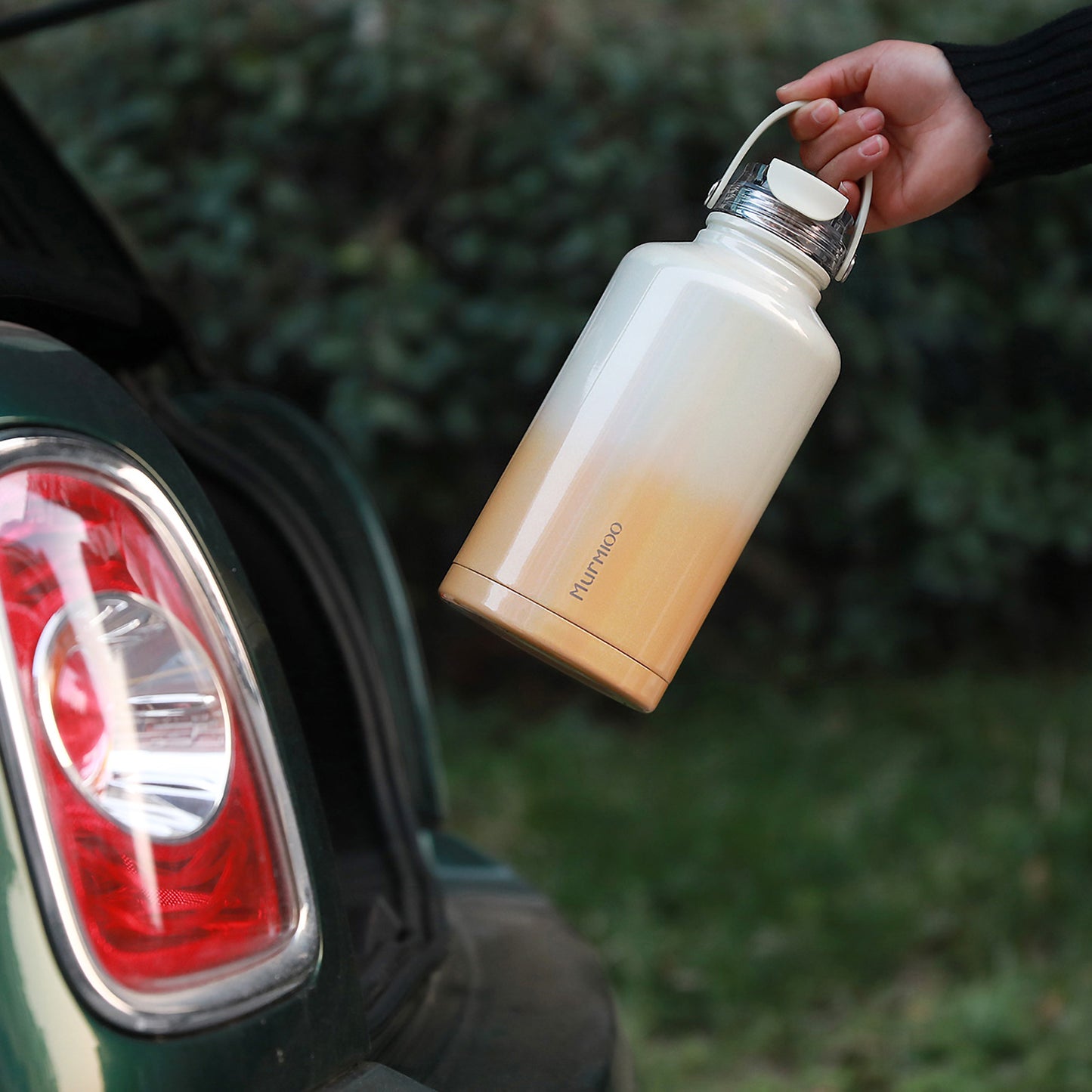 660ML Sports Bottle - Yellow White Gradient