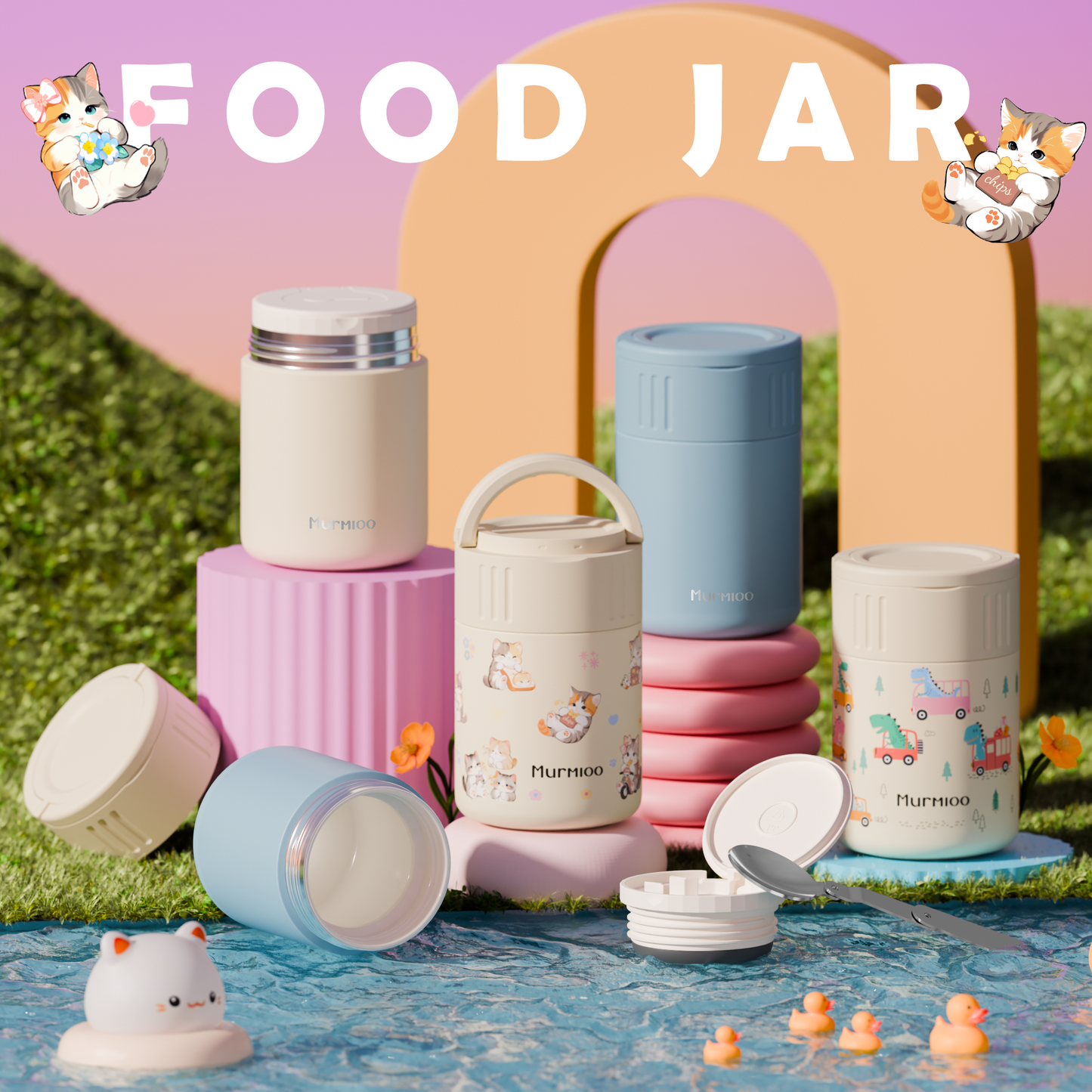 Soup Jar - Cat