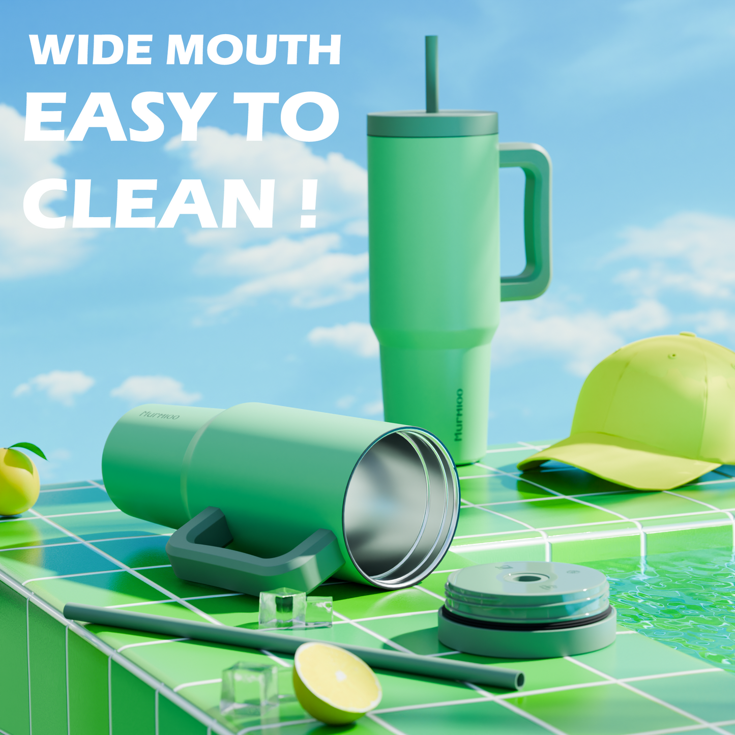 1200ML Tumbler - Green