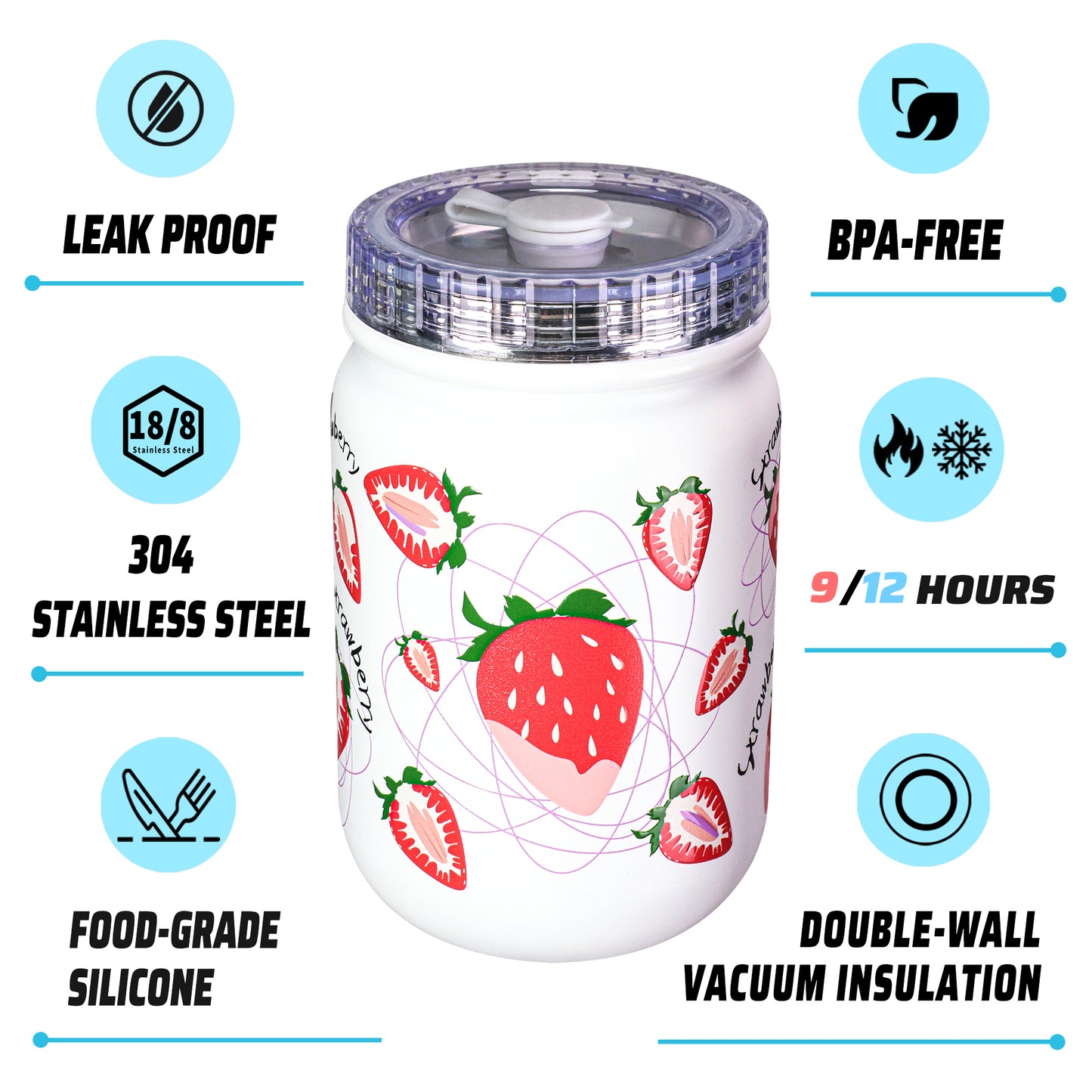 Mason Cup - Strawberry