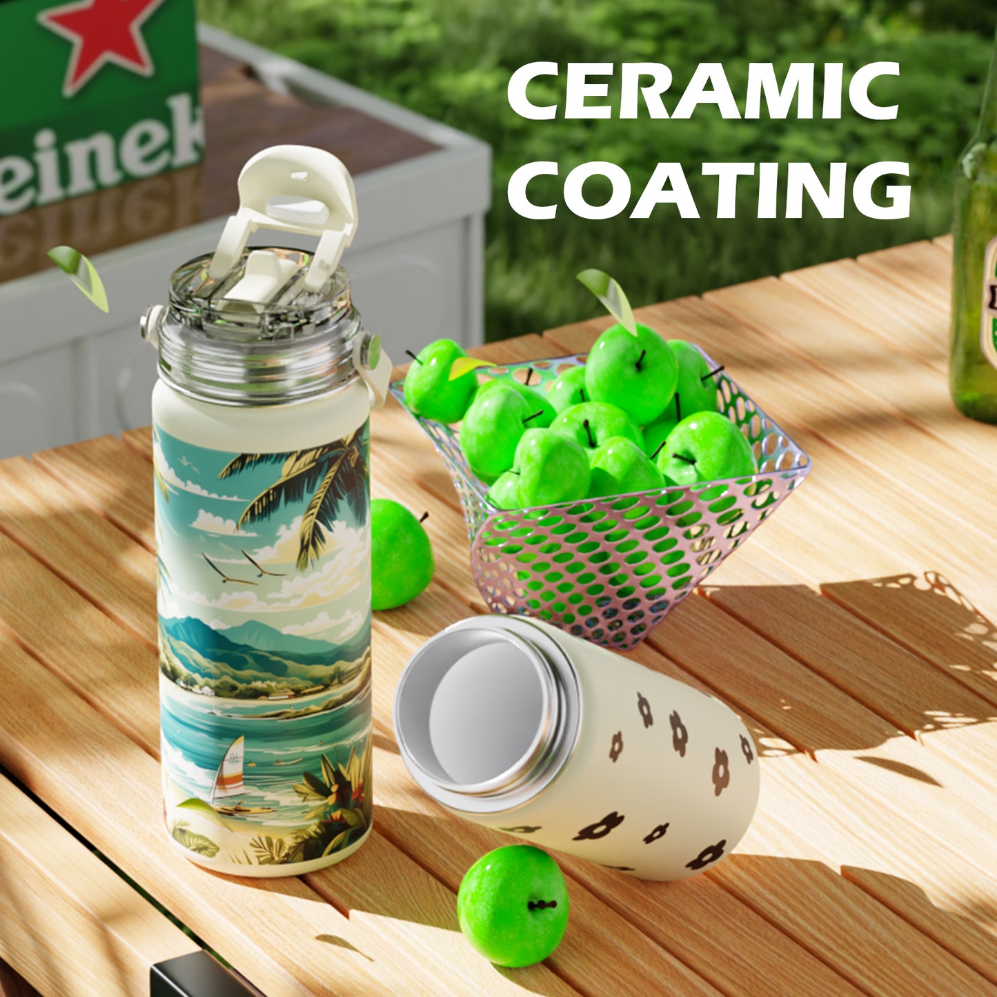 540ML Sports Bottle - Mystery Garden