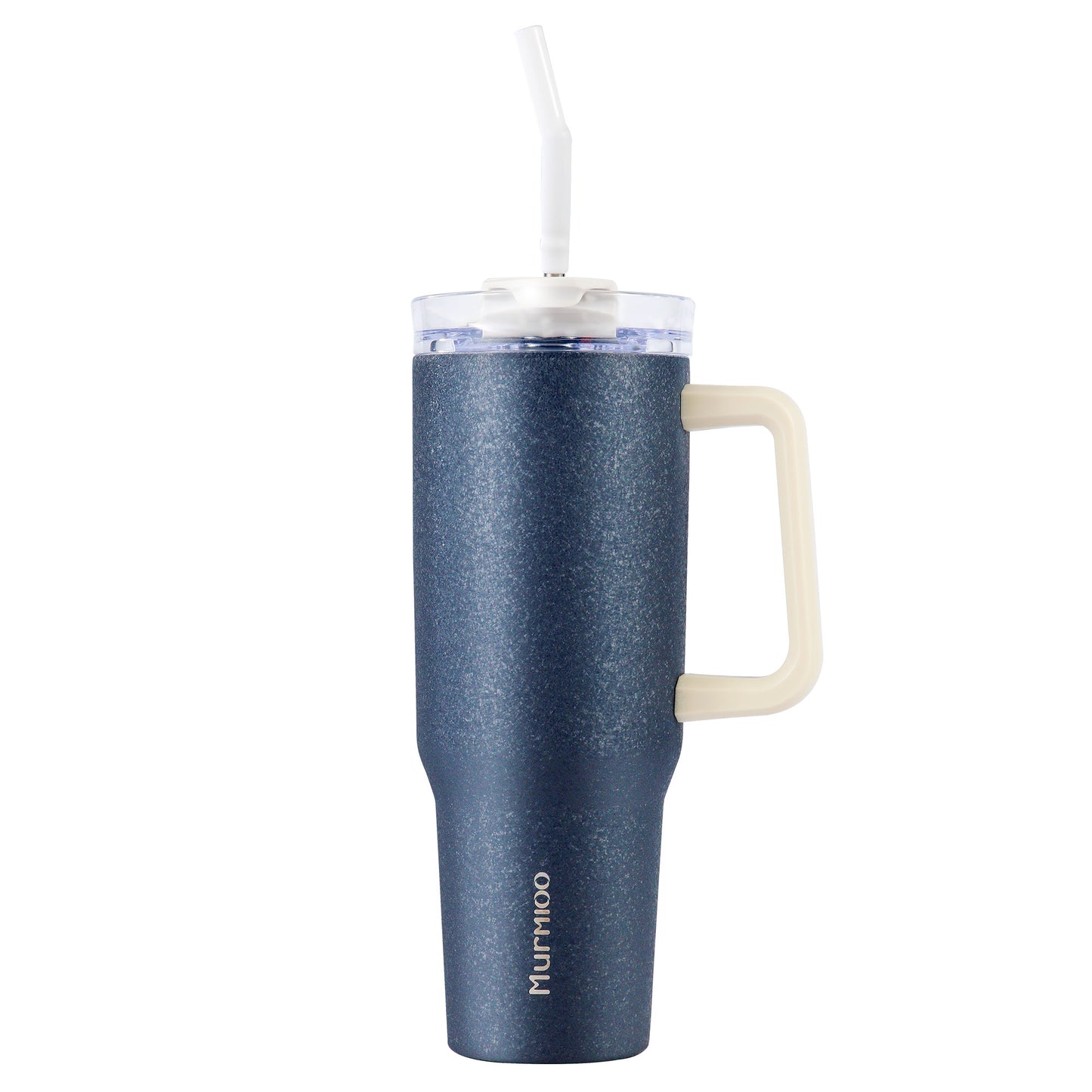 Murmioo 40 oz Tumbler - Bunga Es Biru Tua