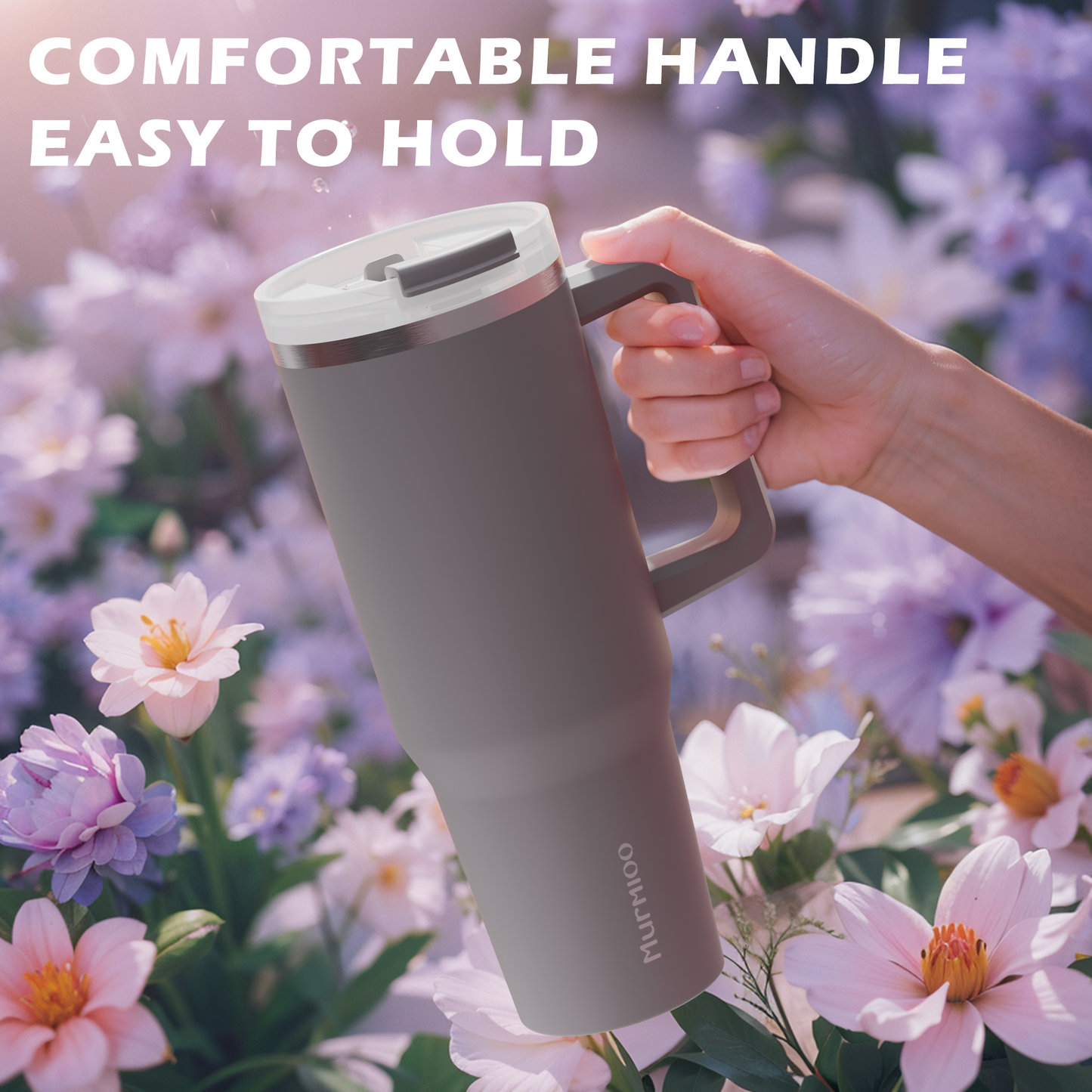 1200ML Tumbler - Sand Gray