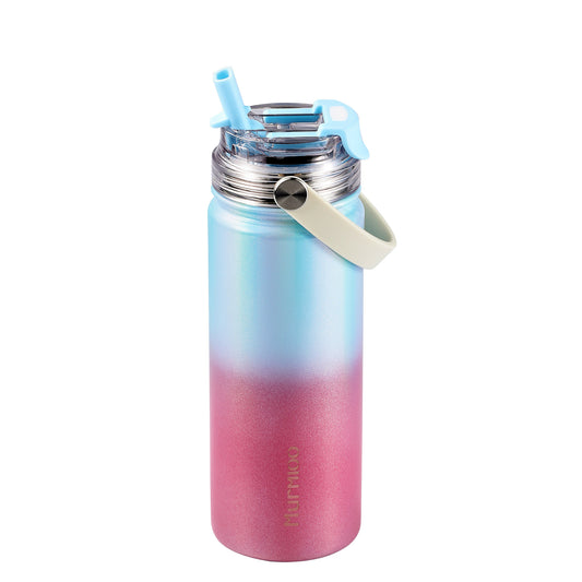 540ML Sports Bottle - Rose Blue Gradient