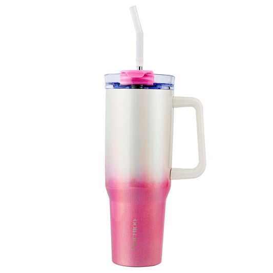 1200ML Tumbler - Pink white gradient