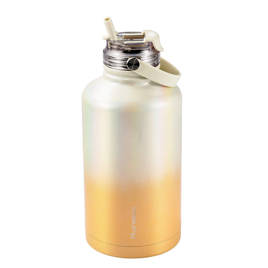 1900ML Sports Bottle - Yellow White Gradient