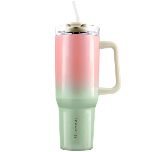 1200ML Tumbler - Pink and Greem Gradient