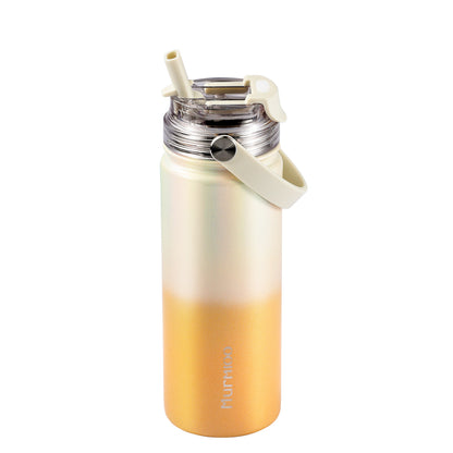 540ML Sports Bottle - Yellow White Gradient