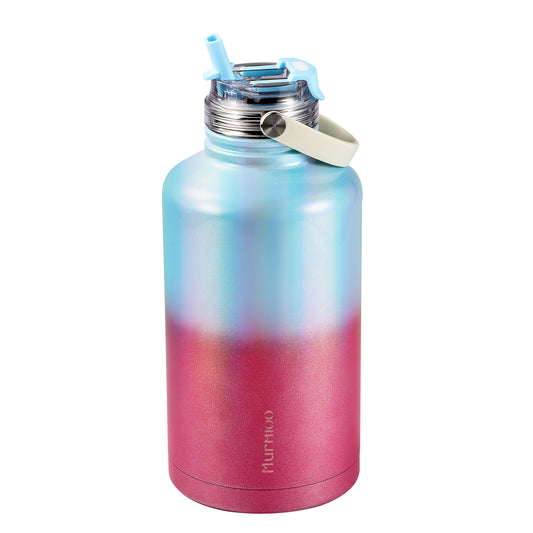 1900ML Sports Bottle - Rose Blue Gradient