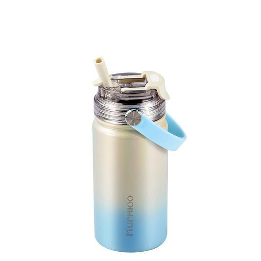 420ML Sports Bottle - Blue and White Gradient