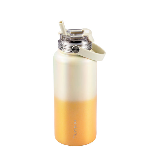 960ML Sports Bottle - Yellow White Gradient