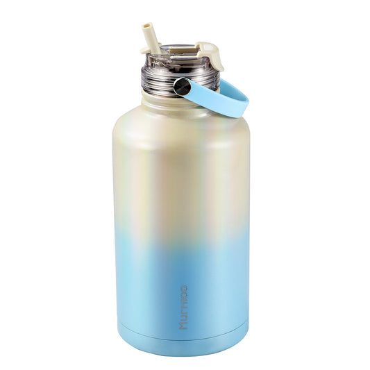 1900ML Sports Bottle - Blue White Gradient