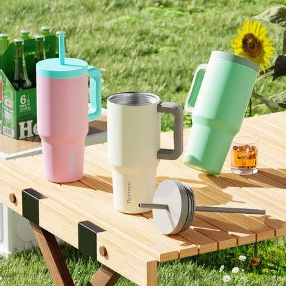 900ML Straw Tumbler- Refresh Green