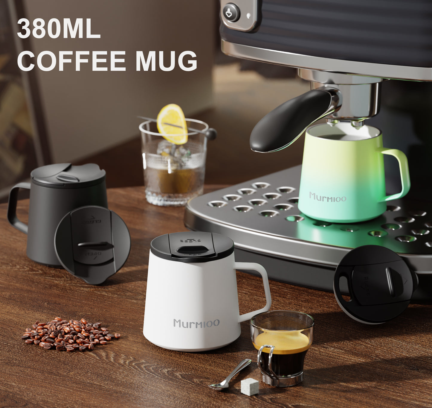 Coffee Mug with Handle - Seaside 380ML