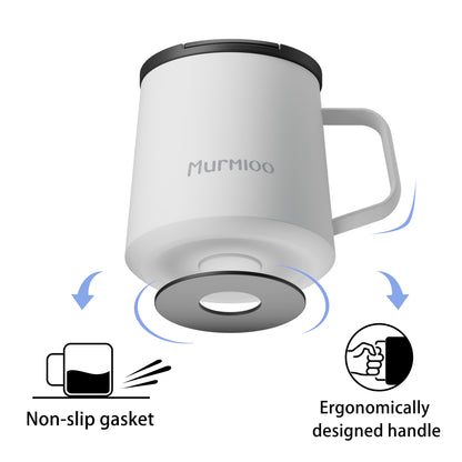 Coffee Mug with Handle - White 380ML