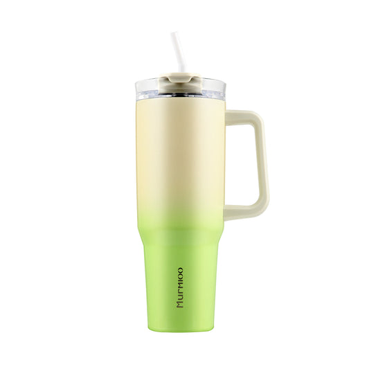 1200ML Tumbler - White Green Gradient