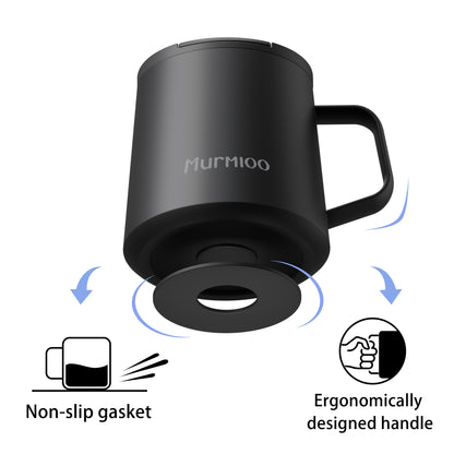 Coffee Mug with Handle - Black 380ML