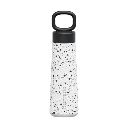 Water Bottle with Handle-Black Speckle