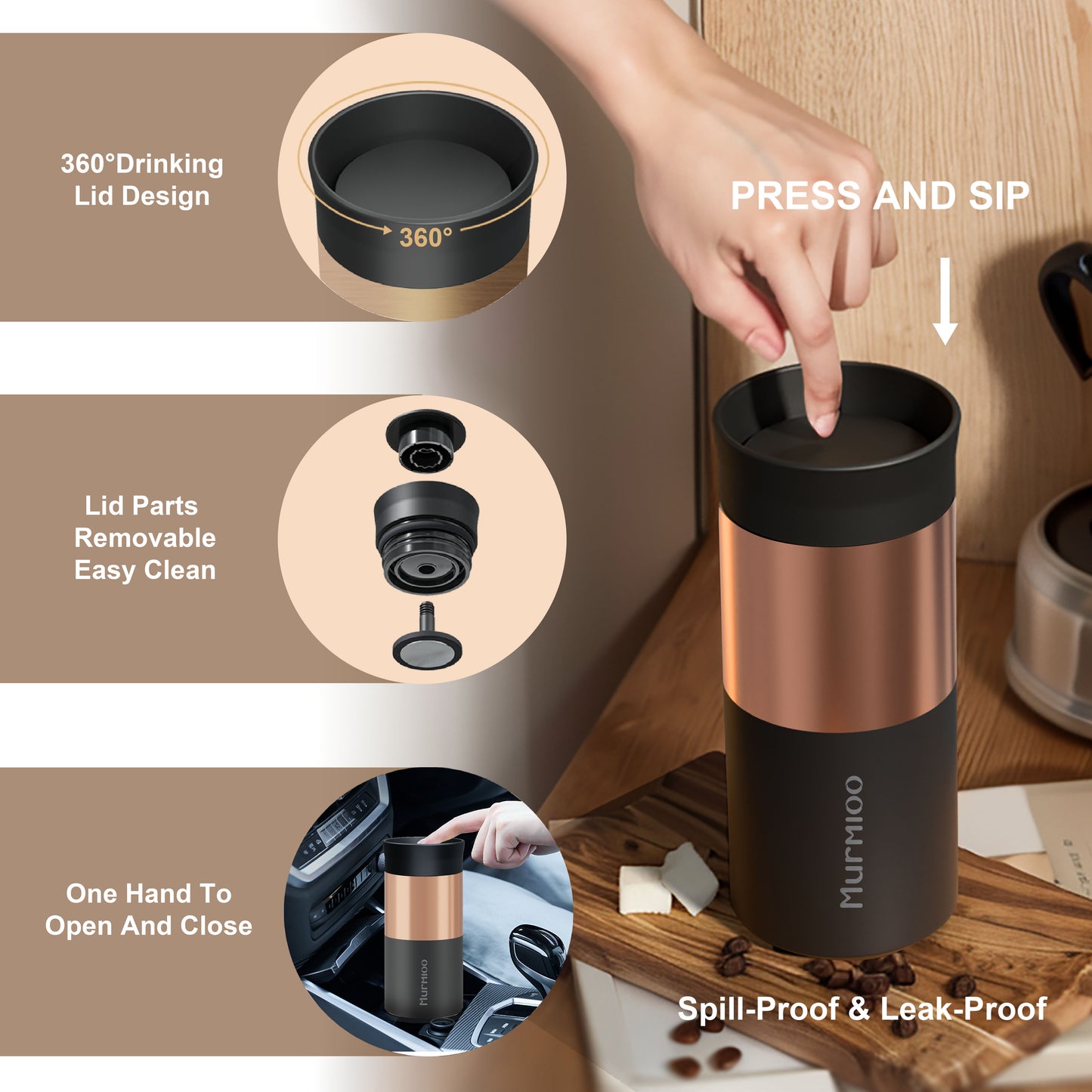 Coffee Mug - Tech Grey 350ML