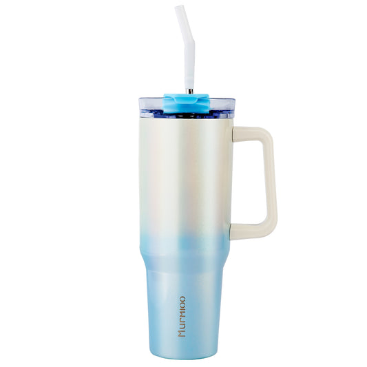 Murmioo 1200ML Tumbler - Blue White Gradient