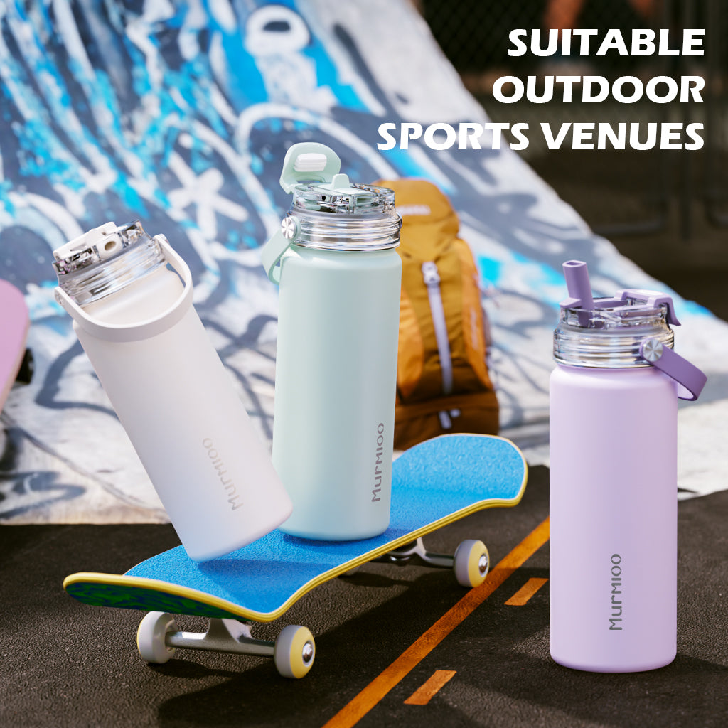 540ML Sports Bottle - White