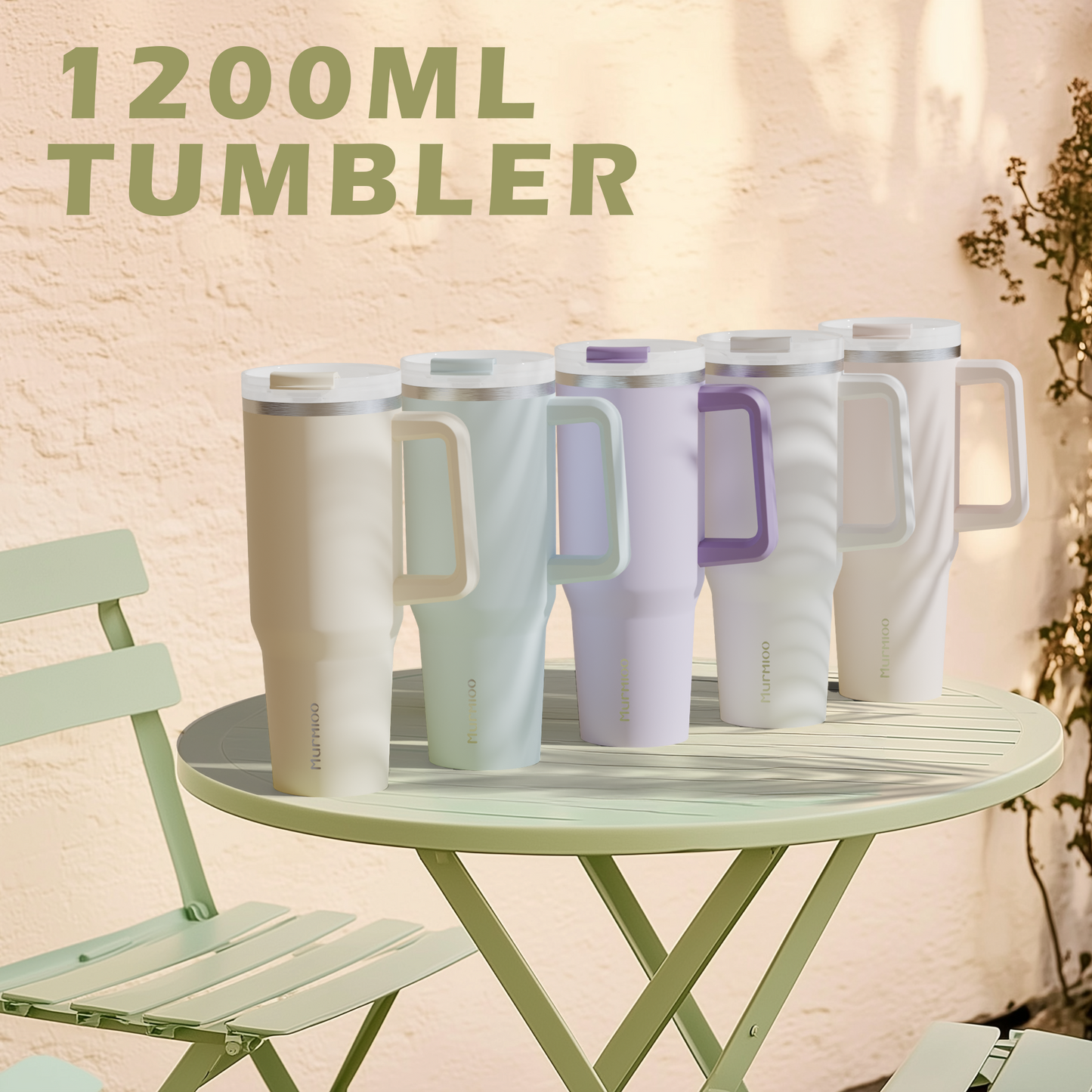 1200ML Tumbler - White